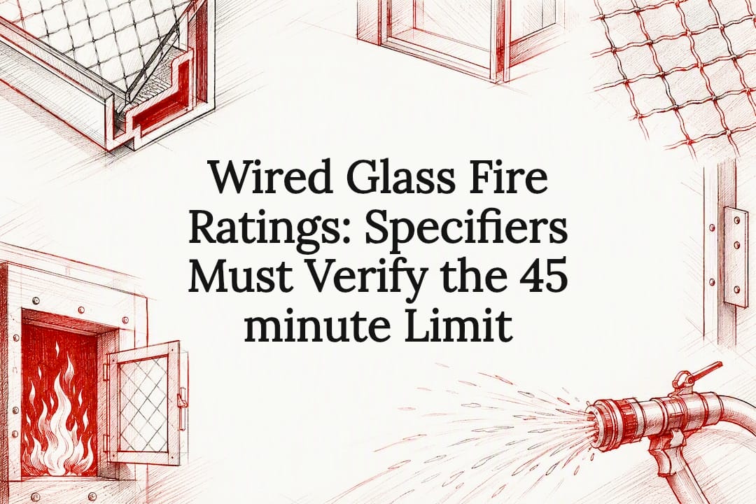 Wired glass fire ratings title card