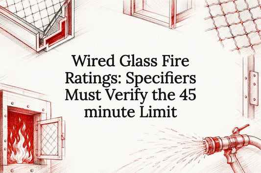 Wired glass fire ratings title card