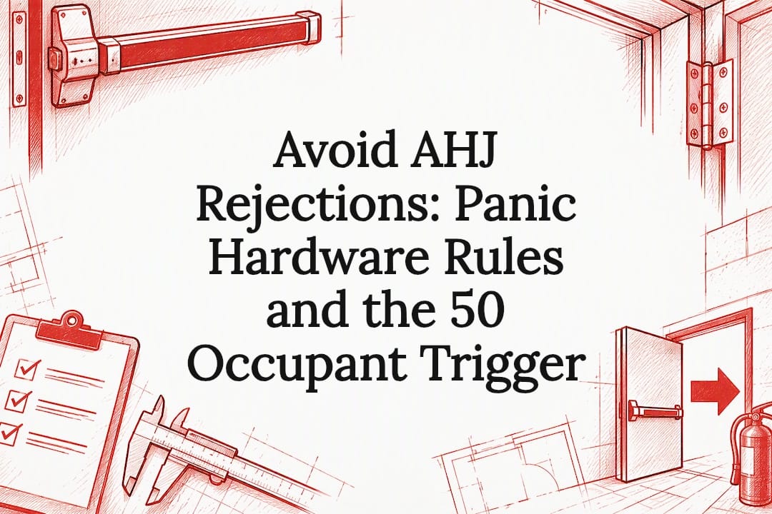 Panic hardware rules title card illustration