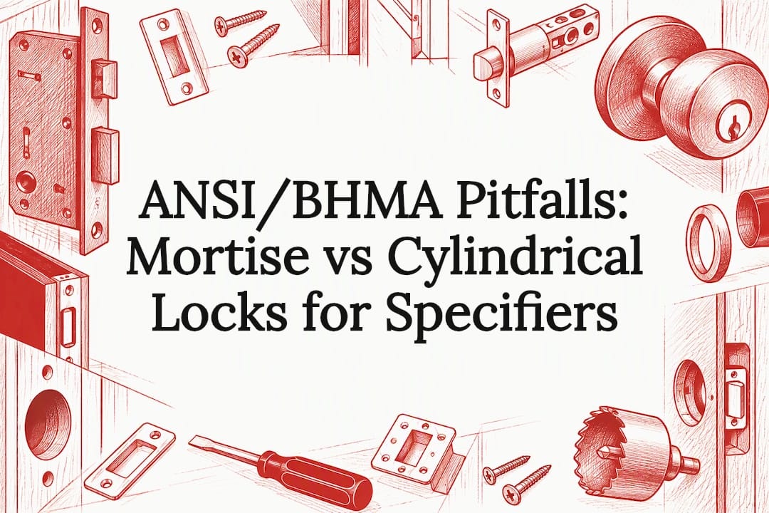Sketches of two lock types frame the title