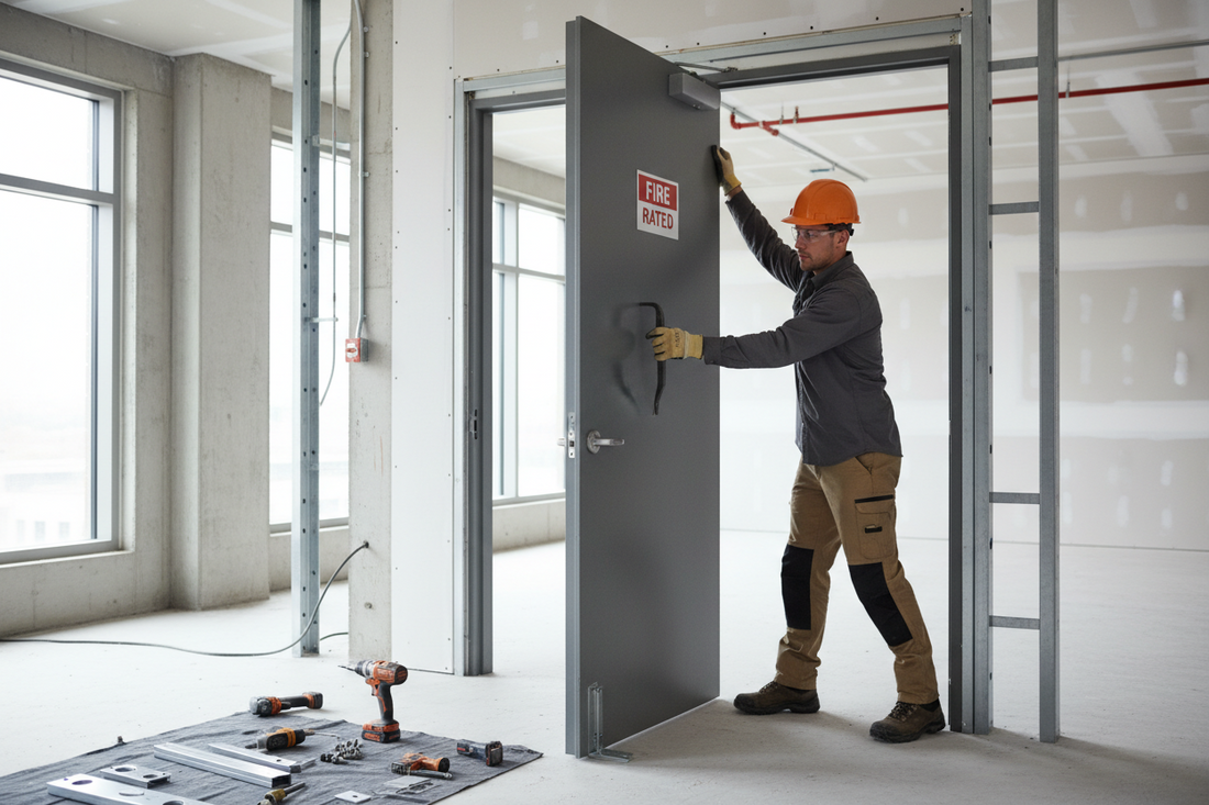 Step-by-Step: Installing a 90-Minute Fire Rated Door