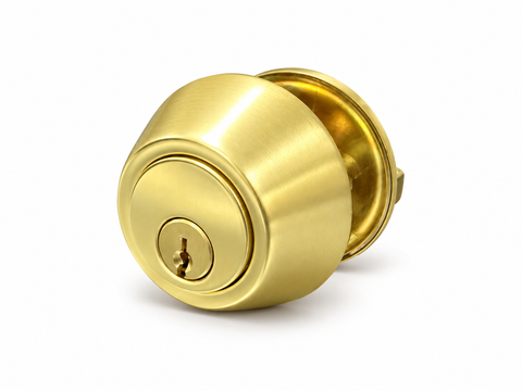 Cylinder Deadbolt 3501 Grade 2 Stainless Steel Single – Satin Chrome or Satin Brass