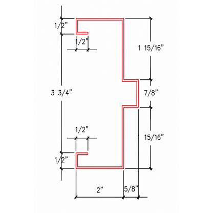 30 x 80 Welded Steel Door Frame (Commercial Grade)