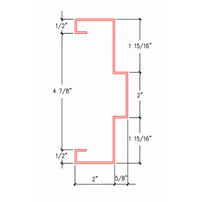 30 x 80 Welded Steel Door Frame (Commercial Grade)