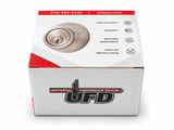 Cylinder Deadbolt 3501 Grade 2 stainless steel single cylinder deadbolt in satin brass – view 7