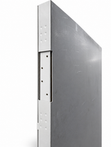 Hinge edge with seven gauge hinge reinforcements
