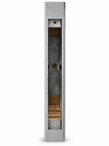 Mortise lock pocket interior