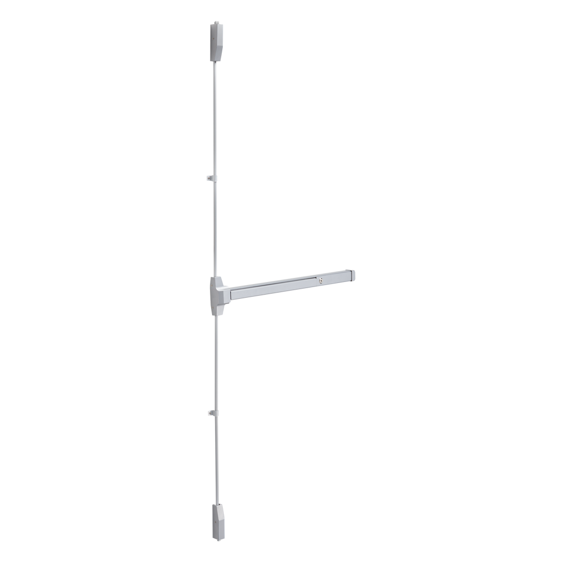 Falcon 20 Series Surface Vertical Rod Exit Device, Exit Only, 3 ft, Sprayed Aluminum (SP28)
