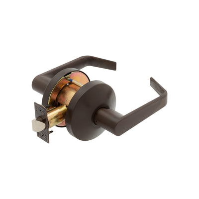 Falcon B101S Passage Cylindrical Lock, Dane Lever, Oil Rubbed Bronze (613)