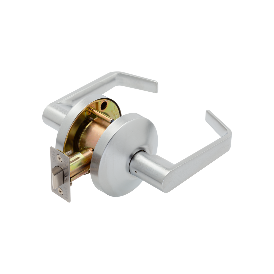 Falcon B101S Passage Cylindrical Lock, Dane Lever, Satin Chrome (626)