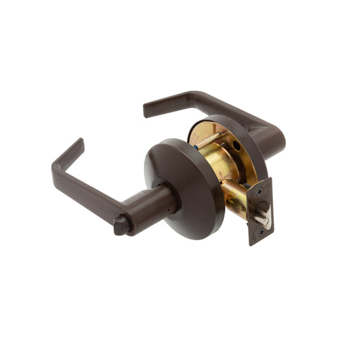 Falcon B511P6 Entry/Office Cylindrical Lock with 6-Pin Keyed Cylinder, Dane Lever, Oil Rubbed Bronze (613)