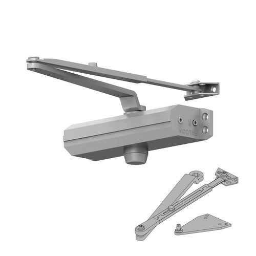 Falcon SC61A Door Closer, Aluminum (689)