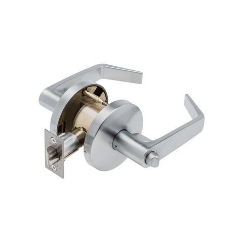 Falcon W511BD Entry/Office Cylindrical Lock (Interchangeable Core Prep), Dane Lever, Satin Chrome (626)