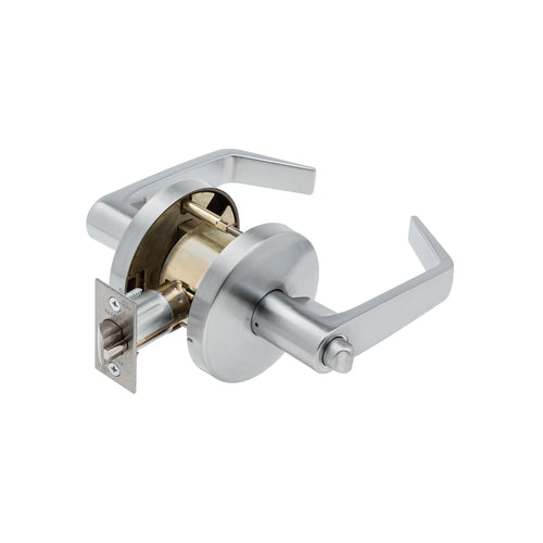 Falcon W511P6 Entry/Office Cylindrical Lock, Dane Lever, Satin Chrome (626)