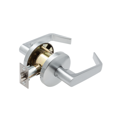 Falcon W561P6 Classroom Cylindrical Lock with 6-Pin Keyed Cylinder, Dane Lever, Satin Chrome (626)