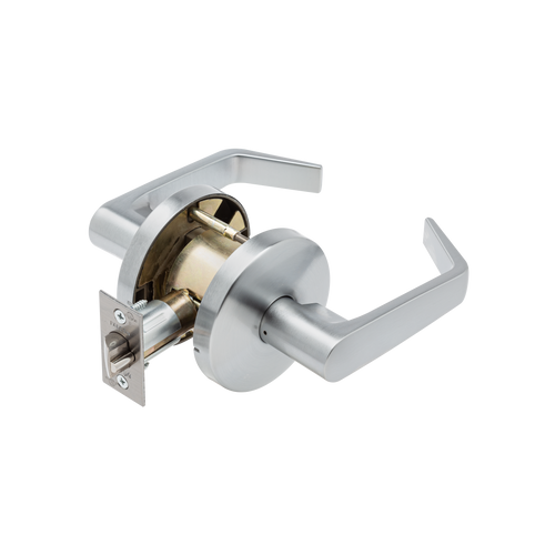 Falcon W581P6 Storeroom Cylindrical Lock, Dane Lever, Satin Chrome (626)