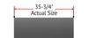 Width 23-3/4