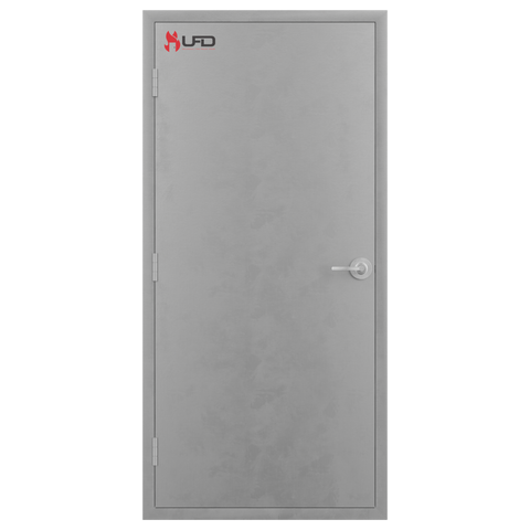 30 in. x 80 in. Hollow Metal Door With Welded Frame, and Hardware Included