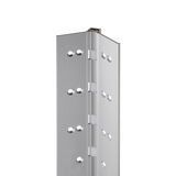 Ives 224HD 83" Geared Continuous Hinge, Satin Aluminum (US28)