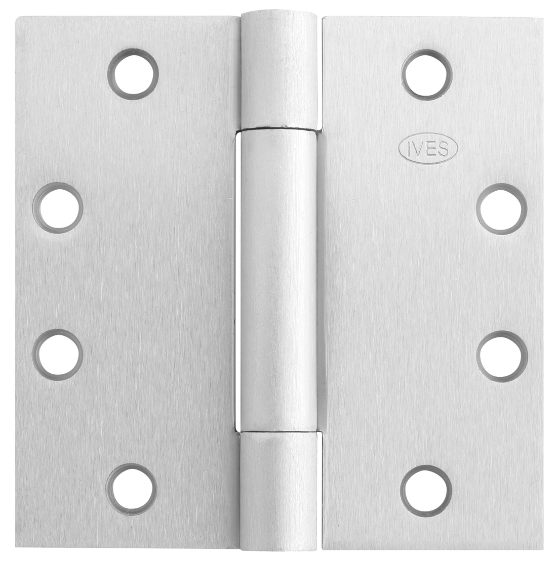 Ives 3CB1 4.5" x 4.5" Concealed Bearing Butt Hinge, Satin Chrome Plated (652) — Pack of 3