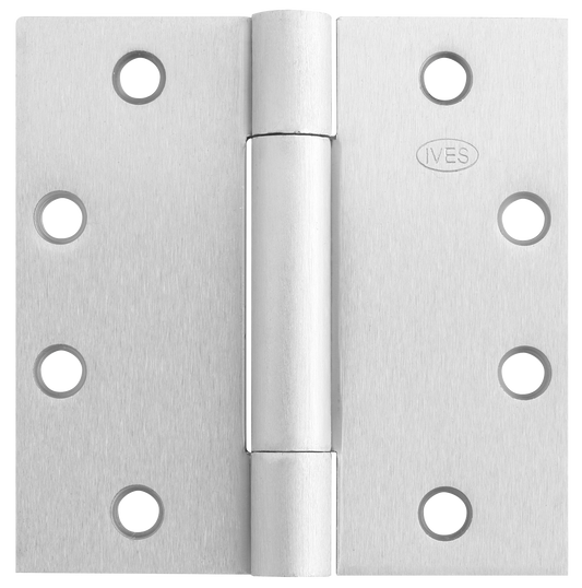 Ives 3CB1 4.5" x 4.5" Concealed Bearing Butt Hinge, Satin Chrome Plated (652)