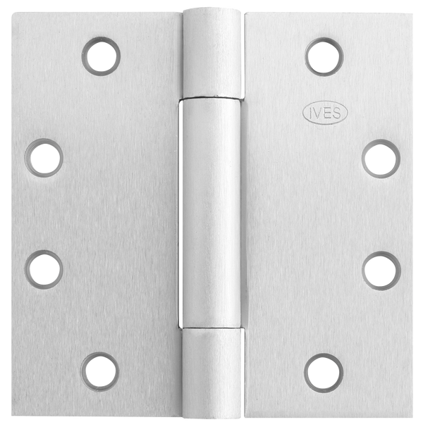Ives 3CB1 4.5" x 4.5" Concealed Bearing Butt Hinge, Satin Chrome Plated (652) — Pack of 3