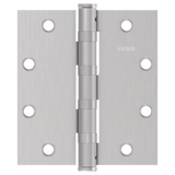 Ives 5BB1HW 5" x 4.5" Heavy Weight Ball Bearing Butt Hinge with Non-Removable Pin, Satin Stainless Steel (630)