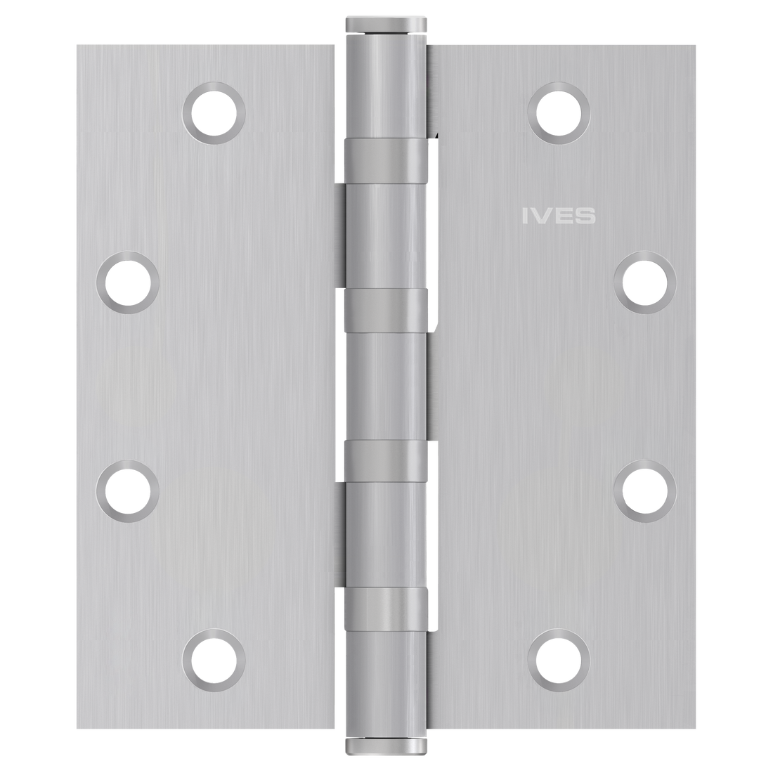 Ives 5BB1HW 5" x 4.5" Heavy Weight Ball Bearing Butt Hinge, Satin Chrome Plated (652)