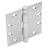 Ives 5BB1 4.5" x 4.5" Ball Bearing Butt Hinge, Satin Chrome Plated (652)