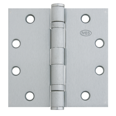 Ives 5BB1 4.5" x 4.5" Ball Bearing Butt Hinge, Satin Chrome (626)