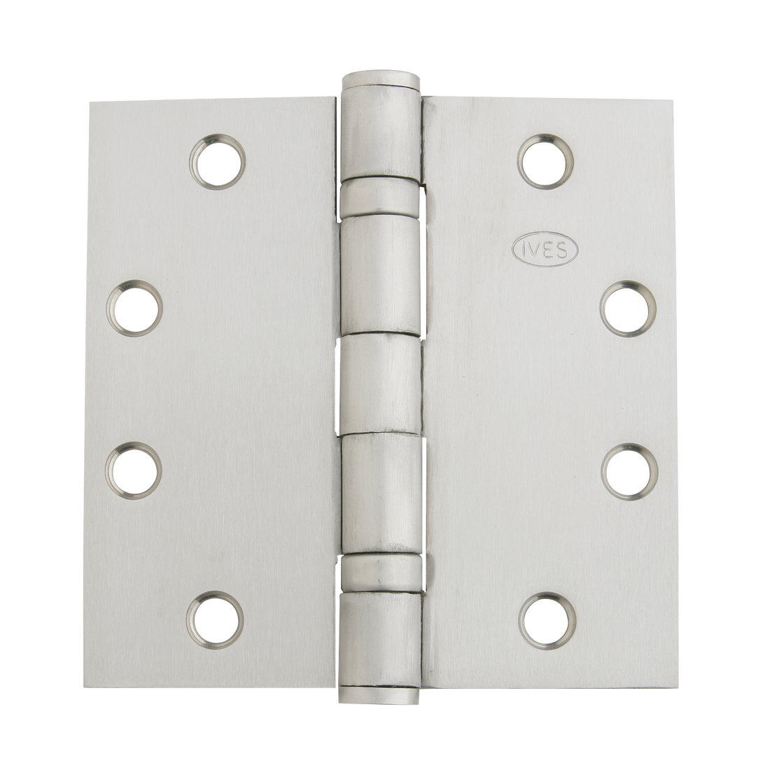 Ives 5BB1 4.5" x 4.5" Ball Bearing Butt Hinge, Satin Stainless Steel (630)