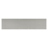 Ives 8400 Kick Plate 10" x 34", Beveled with Countersunk Screws, Satin Stainless Steel (US32D)