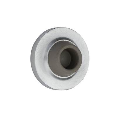 Ives WS401/402CCV Wall Stop, Concave Rubber Bumper, Satin Chrome (US26D) — Pack of 2