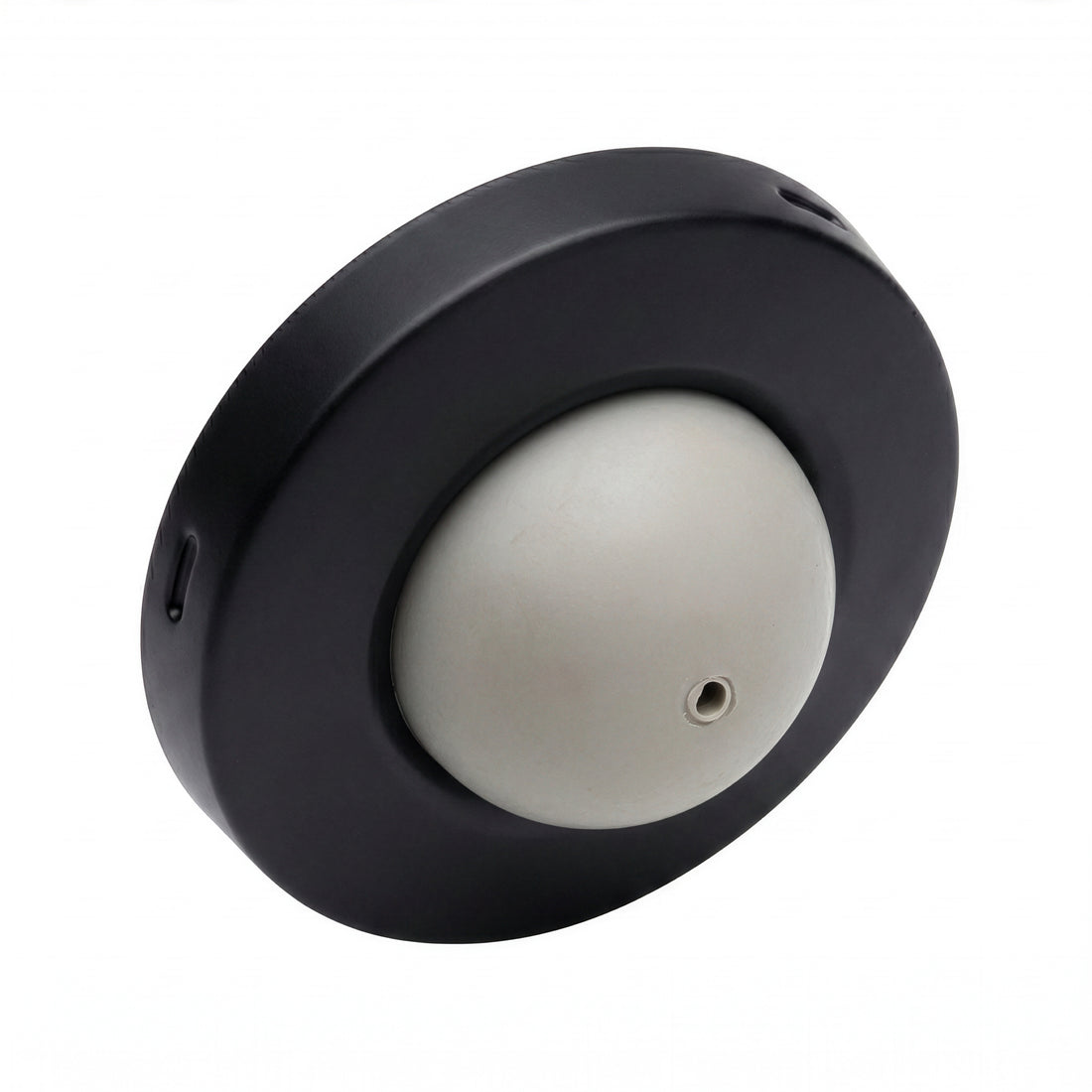 Ives WS406/407CVX Wall Stop, Convex Rubber Bumper, Black — Pack of 9