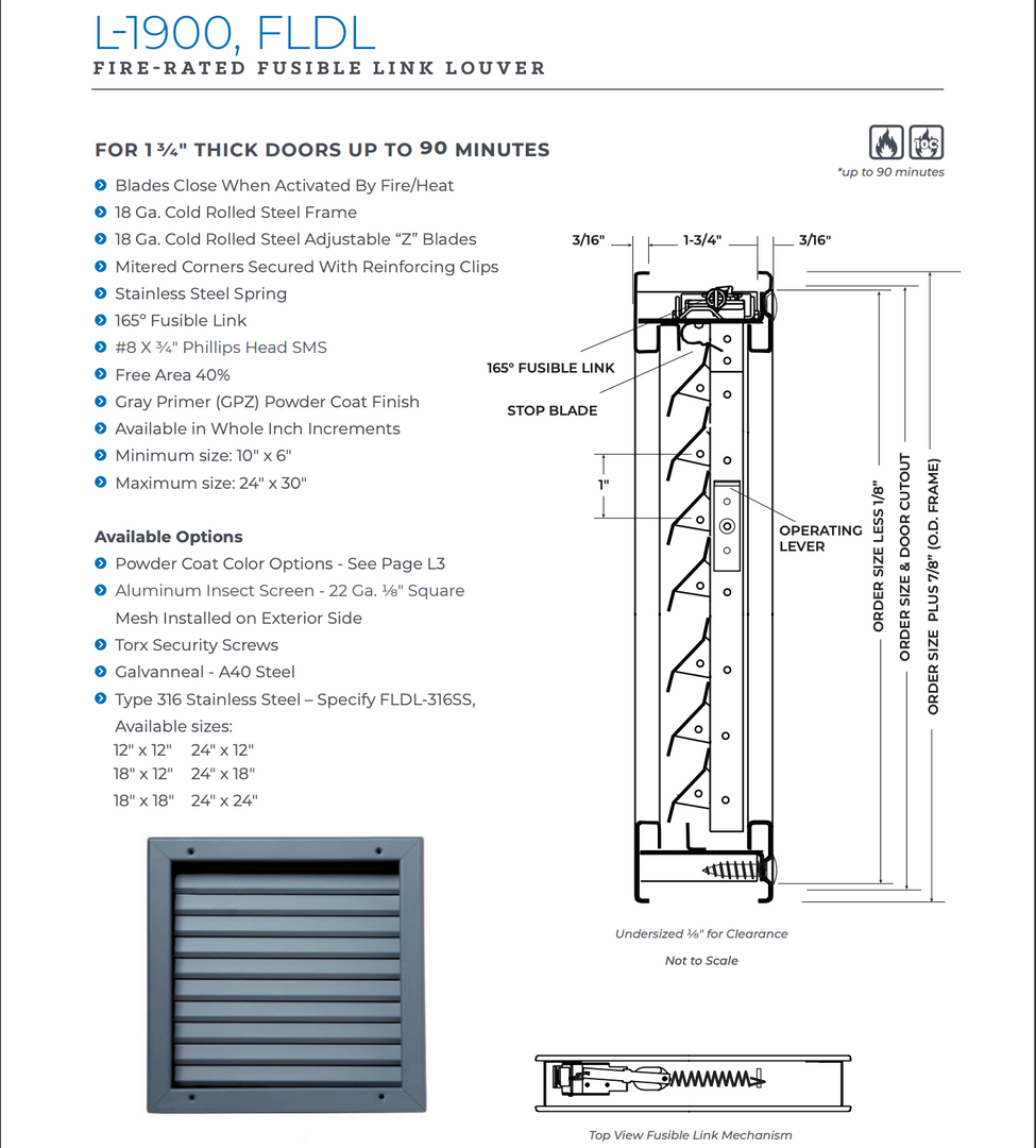 36" x 84" Flush Hollow Metal Door With Knockdown Drywall Frame, Hardware Included - Hinges and Cylindrical Lockset