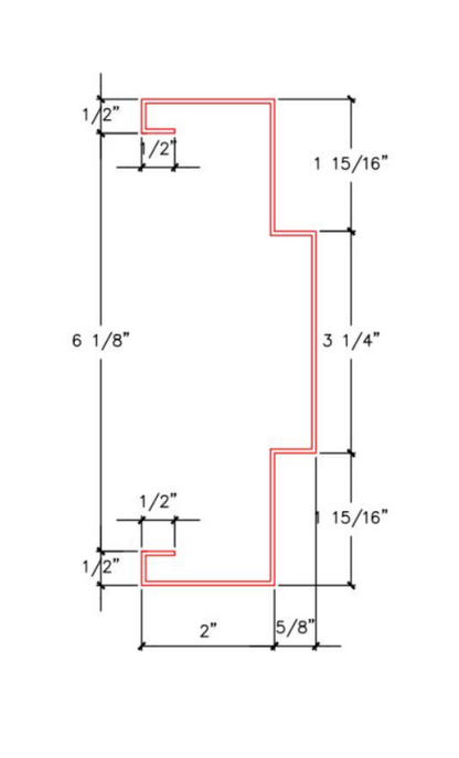 28 x 80 Knock-Down Steel Door Frame (Commercial Grade)