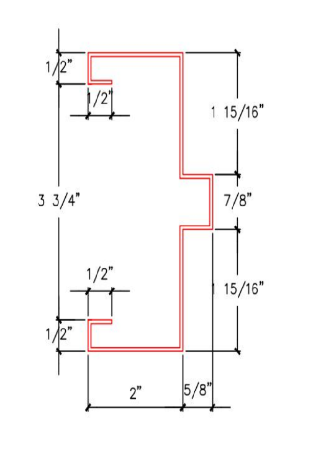 28 x 80 Knock-Down Steel Door Frame (Commercial Grade)