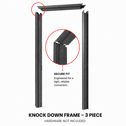 34 x 96 Knock-Down Steel Door Frame (Commercial Grade)