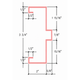 34" x 80" Knock-Down Steel Door Frame – 16 Gauge Hollow Metal KD Frame