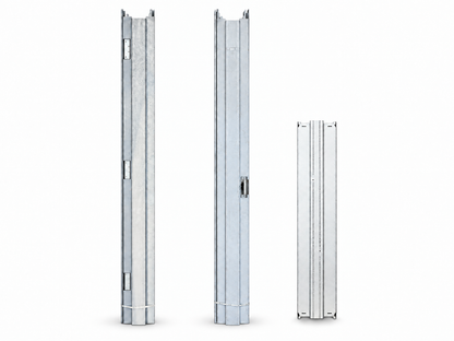 Knock-down steel door frame kit – hinge jamb, strike jamb and header