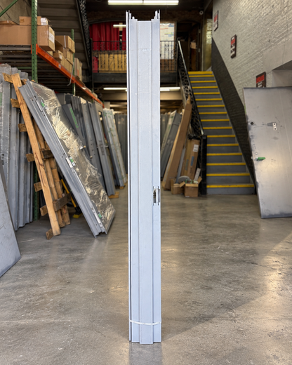 Knock-down hollow metal door frame in the UFD Brooklyn warehouse