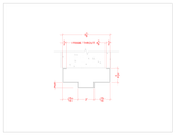 Welded steel door frame profile drawing – 4-7/8 inch throat, 5-7/8 inch overall, 2 inch face, 5/8 inch stop