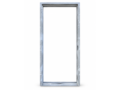 Fully welded hollow metal steel door frame – 14 gauge, front view