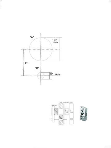 S.Parker 1602 Non-Electric Door Chime