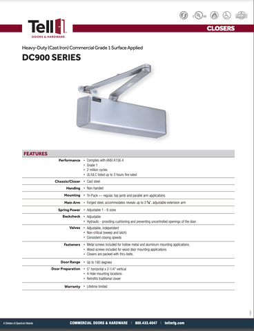 Heavy Duty Commercial Door Closer