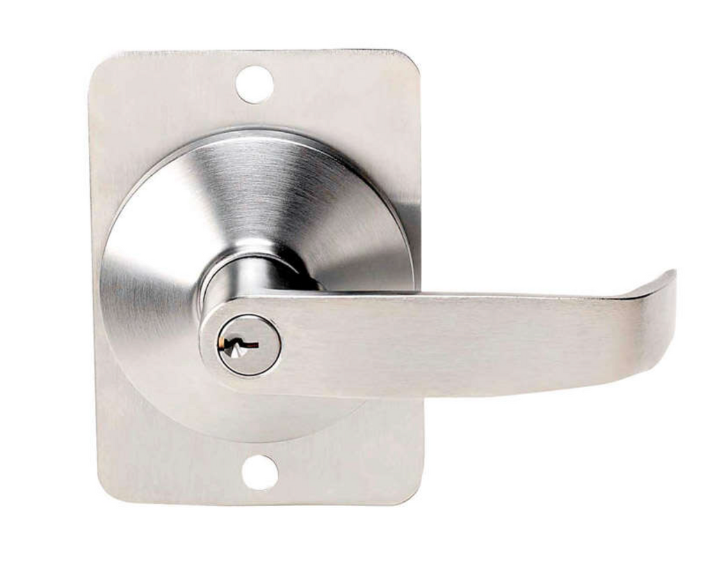 Tell CTL881 Entry Lever Trim 26D Steel Satin Chrome Entry Lever for Panic